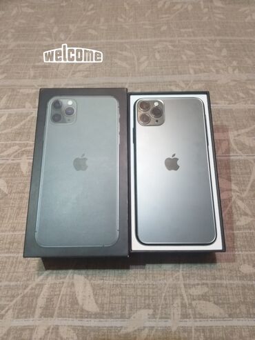iphone 6 plus v: IPhone 11 Pro Max, Б/у, 64 ГБ, Зеленый, Защитное стекло, Чехол, Коробка, 83 %