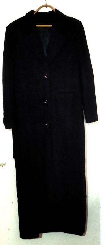 kaşmir palto: Palto XL (EU 42), rəng - Qara