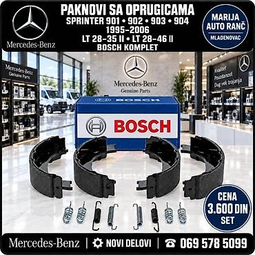 Kočione pakne: PAKNOVI SPRINTER 95-06 LT 28-35 II 28-46 SET SA OPRUGICAMA | Paknovi — 3