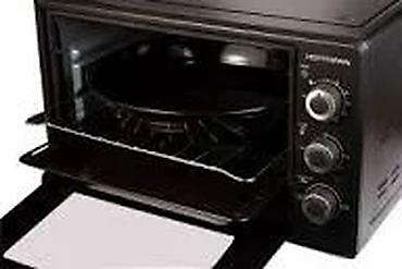 islənmis pec: Hoffmann F3700 Black Elektrik Soba – 37L, 1400W, Termostat və Taymer — 2