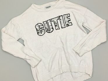 białe klasyczny t shirty: Sweter, Cropp, M, stan - Dobry