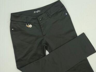legginsy z wysokim stanem allegro: Material trousers for women, size XL (EU 42)