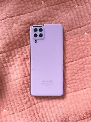 Смартфон Samsung Galaxy A22 фиолетовый. Не работает но можно починить