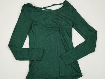 zielone bluzki z bufiastymi rękawami: Bluzka Damska, S, stan - Bardzo dobry