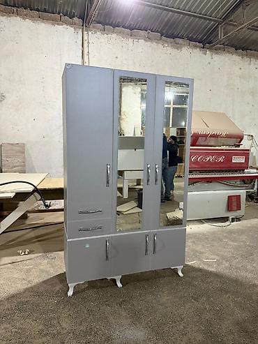bez dolab: Yeni, 3 qapılı, Güzgülü, Qəhvəyi, Açılan, Düz dolab — 1