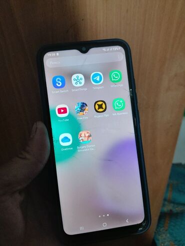 samsung a3: Samsung Galaxy A03, Б/у, 32 ГБ, цвет - Синий, 1 SIM, 2 SIM