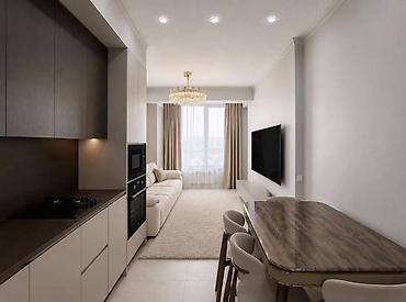 2 комнаты, 61 м², Ала-Арча ТРЦ Элитка, 9 этаж, Дизайнерский ремонт