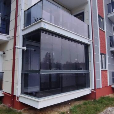 Balkonlar: 🔹 Kitab (qatlanan) Cam Balkon 🔹 Sürgülü Cam Balkon Sistemləri 🔹 Otaq — 2