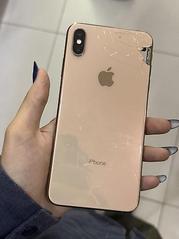 xs gold: IPhone Xs, 64 GB, Qızılı, Qırıq — 1