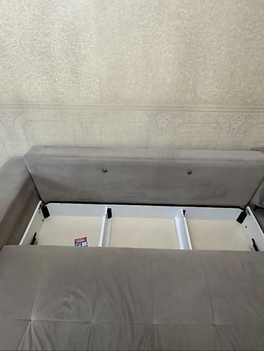 mebel derzi: L‑şəkilli yumşaq künc divan Rəng: açıq boz — 2