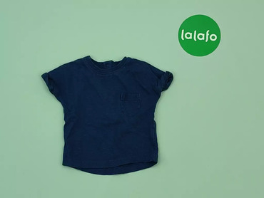 Koszulki: Koszula, 0-1 m, wzrost - 56 cm., wzór - Jednolity kolor, kolor - Niebieski