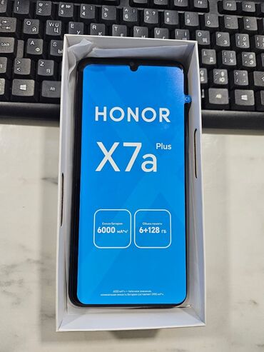 telefonalar: Honor X7a, 128 GB, rəng - Qara, Sənədlərlə