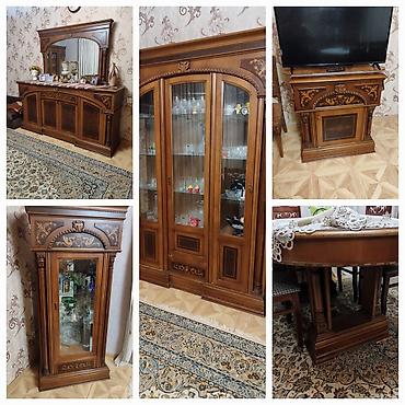 aile agaci: Klassik üslubda yemək otağı dəsti,temiz qoz agaci,agirdi.30 ilin — 1