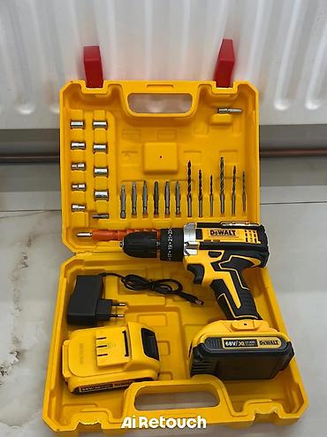 direl naboru: DEWALT akkumulyatorlu zərbəli vintqayırma və matkap seti — 1