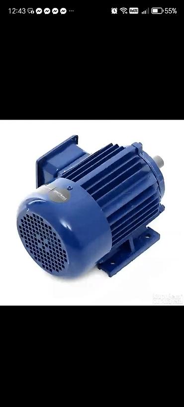 ceo set: Trofazni elektromotor – plavi, kućište od livenog aluminijuma sa — 1