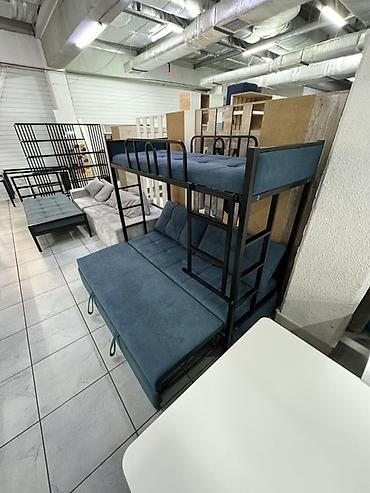 bunk bed: Двухъярусная кровать, Новый, С выкатной системой — 2