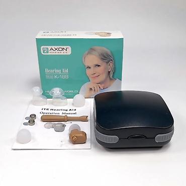 Слуховые аппараты: AXON Hearing Aid – Model K-188 qulaqcıq tipli eşitmə cihazı qulaq — 1