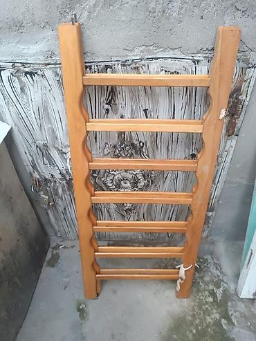 2 el carpayi: Taxta çarpayı (taxt) – komplekt - Material: massiv ağac (taxta) — 3