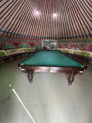 ткань для бильярдного стола: Бильярдный стол 12 фунт и 10 фунтовый 2 стол бар срочно 🚨 полный