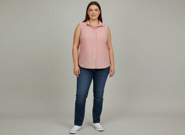 lands' end buty: Lands' End, Women's blouse, size XL