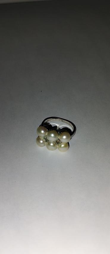Кольца: Кольцо, Унисекс, Жемчуг, Б/у — 20