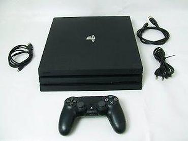 PS4 (Sony Playstation 4): Sony PlayStation 4 Pro (model 7216B), u odličnom stanju. Rezolucija — 13