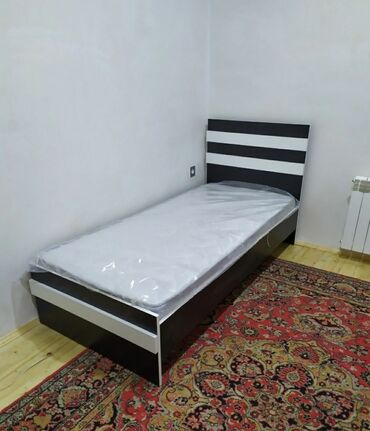 Кровати: Новый, Односпальная кровать, С подъемным механизмом, С матрасом, Без выдвижных ящиков, Азербайджан