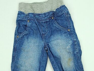jeansy pozna��: Spodnie jeansowe, Lupilu, 6-9 m, stan - Dobry