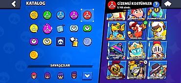 Digər kolleksiyalar: Brawl Stars hesabı – yüksək inkişaf etmiş kolleksiya - Ümumi — 15