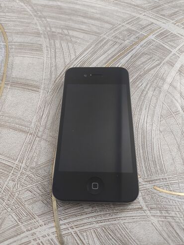 айфон сломанный: IPhone 4, Б/у, Черный