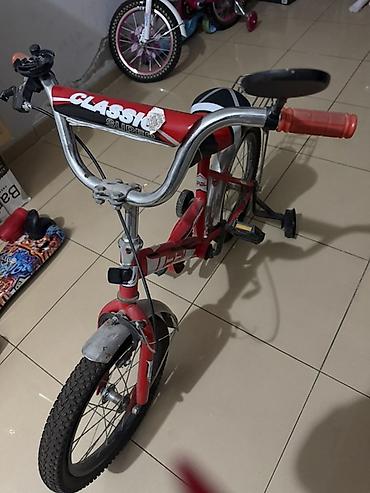 mini moto kros: Uşaq velosipedi – “Classic Super” (qırmızı) Xüsusiyyətlər: - Təkər — 3