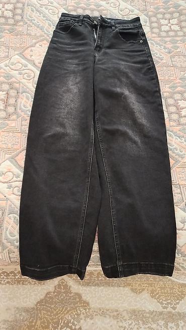 Джинсы: Geniş kəsimli iki ədəd denim şalvar dəsti - Modellər: geniş paça — 2