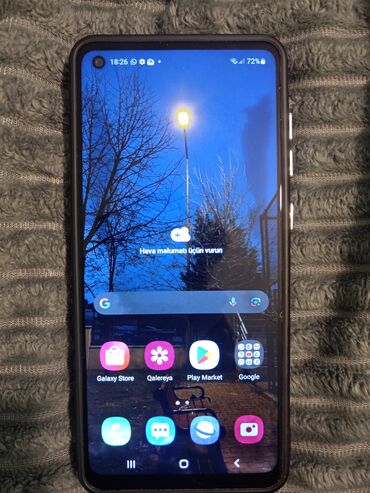 Samsung: Samsung Galaxy A21S, 32 GB, rəng - Qara, Barmaq izi