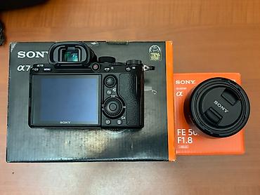Фотоаппараты: Sony A7 iii body qutusu var 50mm prime lens qutusu var DJI Ronin RS3 — 4