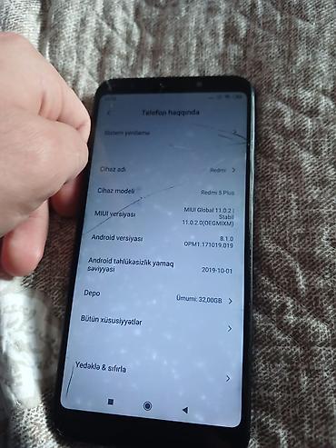 galaxy tab s5e: Xiaomi 32 GB, rəng - Qara, 
 Barmaq izi — 2