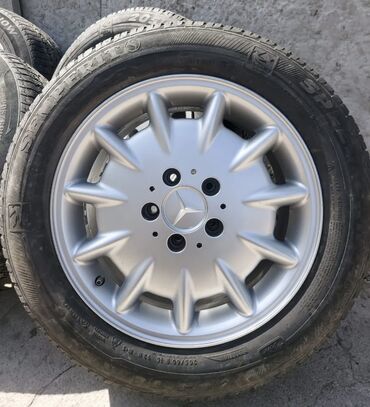 Диски: Литые Диски R 16 Mercedes-Benz, Комплект, отверстий - 5, Б/у