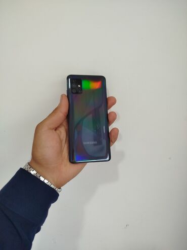 Xiaomi: Samsung A51, 128 GB, rəng - Boz, Düyməli, Barmaq izi, İki sim kartlı