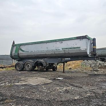 Самосвальный полуприцеп Carnehl пустой вес 5тон дисковый тормоз гусак