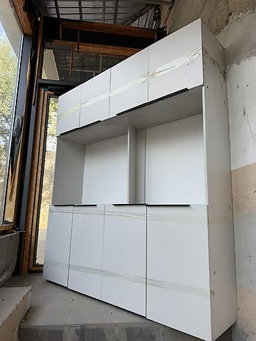 silver kitchen: Кухонный гарнитур, Б/у, цвет - Белый, Самовывоз — 1