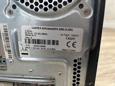 komputer ikinci el: Casper kompüter dəsti satılır 🖥️ Korpus + monitor + klaviatura + — 4