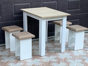 Masa və oturacaq dəstləri: Yeni, 4 stul — 3