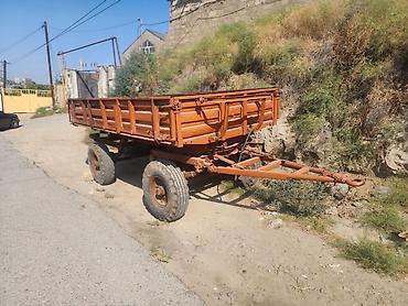traktor qoşqu: Kənd təsərrüfatı üçün ikioxlu qoşqu araba - Metall konstruksiyalı — 5