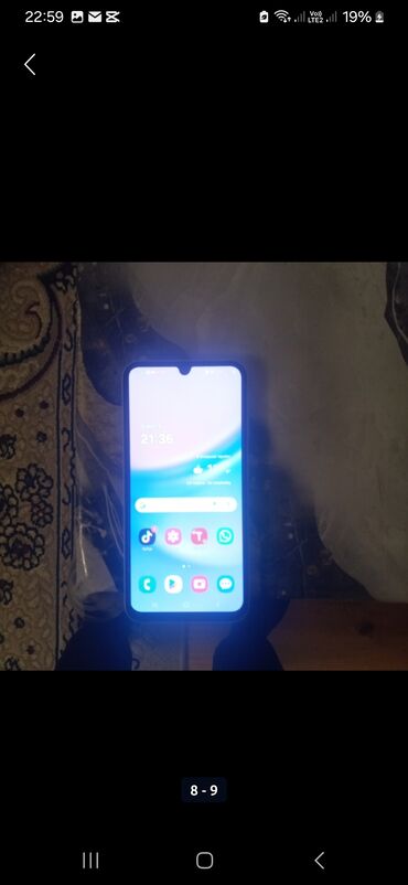 Samsung: Samsung Galaxy A15, 128 GB, rəng - Ağ, Barmaq izi, İki sim kartlı, Face ID