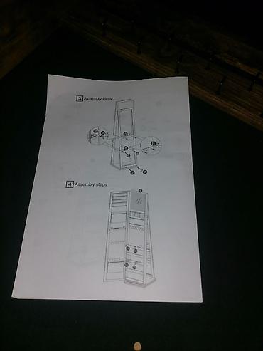Ogledala: Rotirajući ormarić za nakit sa ogledalom Model W6949 - Tip: ogledalo — 9