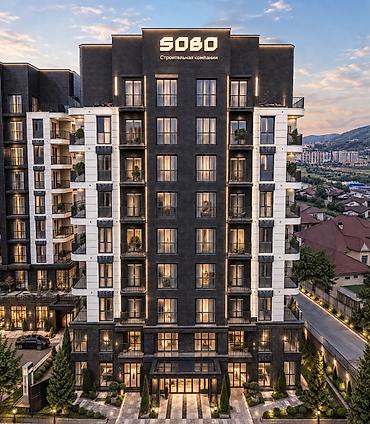 дом квартира ош: 5 комнат, 218 м², Орто-Сай с. Элитка, 2 этаж, ПСО (под самоотделку) — 2