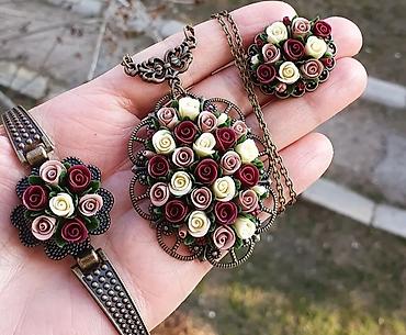 Наборы украшений: Новинка Комплекты: подвеска на цепочке, серьги, браслет; в некоторых — 2