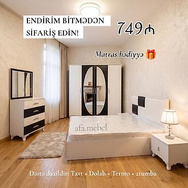 Ev və bağ: İkinəfərlik çarpayı, Dolab, Tumba, 2 tumba, Yeni — 2