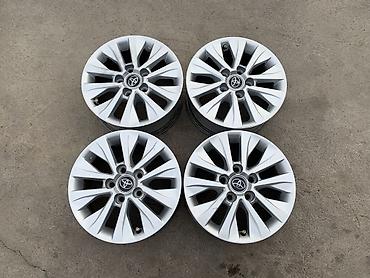 Литые Диски R 15 Toyota, Комплект, отверстий - 5, Б/у