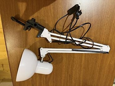 Настольные светильники: Masa üçün quyruq qarmaqlı (clamp) quraşdırılan, çevik qollu elektrik — 3