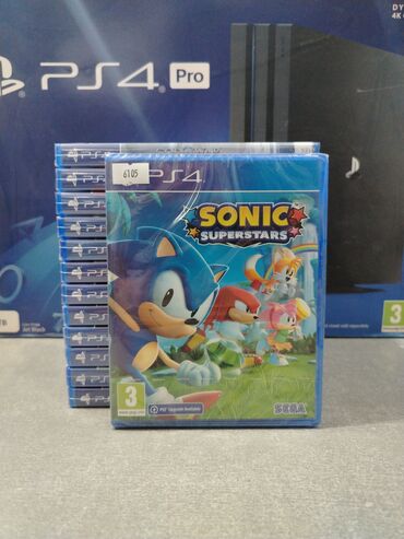 Oyun diskləri və kartricləri: Playstation 4 üçün sonic superstars oyun diski, tam yeni, original